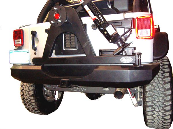 Rear bumper and tire carrier for jk jeep #3