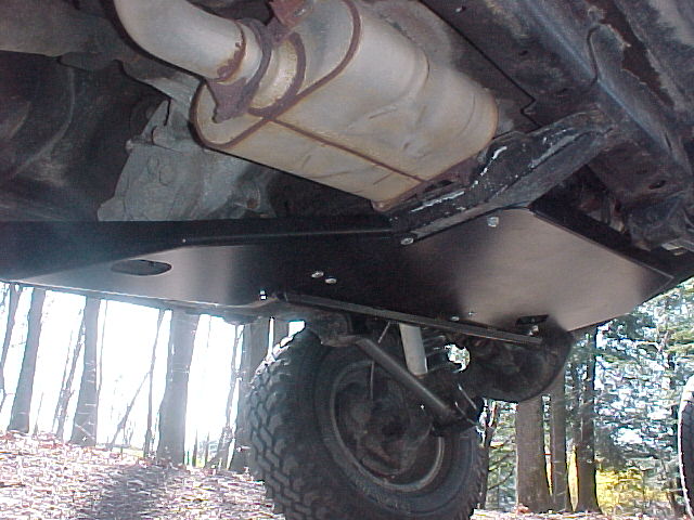 Jeep xj engine skid plates #3