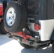 Jeeperman CJ/YJ/TJ Swing-Away w/side extensions