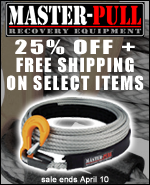 15% off sale plus free shipping on all MasterPull products