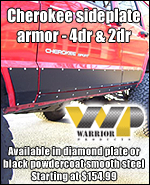 Warrior Products XJ Sideplate Armor