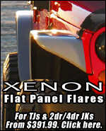 Xenon Flat Panel Flares for TJs and JKs