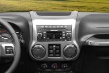 Rugged Ridge Center Radio Console, Charcoal, 11-13 Jeep Wrangler