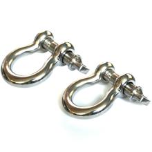 Rugged Ridge D-Shackles, Stainless Steel, 7/8-Inch