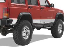 Warrior Products Sideplates, 2dr XJ, Diamond Plate