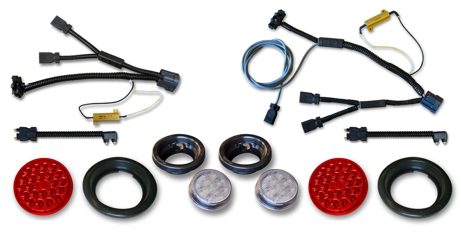 Poison Spyder JK LED Tail & Reverse Lights & Wiring Harness Kit 4108010 JeepinOutfitters