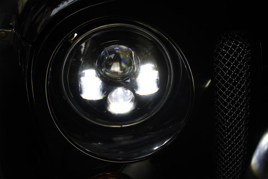 Lifetime LED 7in Round LED Headlight 4-Lens Jeep JK ...