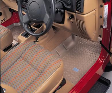 Husky Front Floor Liner, 1997-06 TJ Wrangler | 3173 | JeepinOutfitters