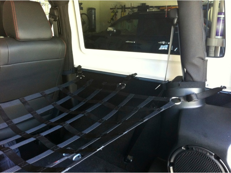 Raingler Jeep JK 4-dr Wrangler Unlimited Shelf/Cargo Net | J4CN |  JeepinOutfitters