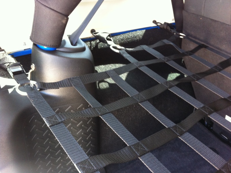 Raingler Jeep Jk 4 Dr Wrangler Unlimited Shelf Cargo Net J4cn Jeepinoutfitters