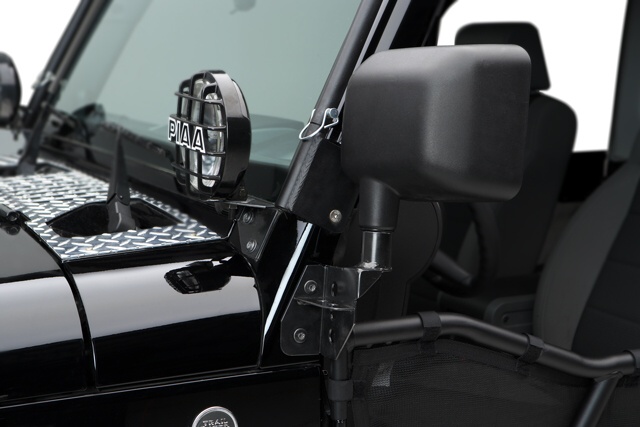 Warrior Products Mirror Relocation Brkts, 07+ JK | 1501 | JeepinOutfitters