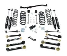 TeraFlex TJ 4" Lift Kit with 8 Flex arms, trackbar, and 9550 shocks