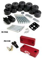 JKS TJ Body/Motor Mount Lift Combo Kit