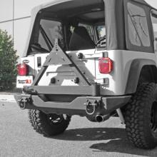 Rugged Ridge Tire Carrier Add On For XHD Rear Bumper Jeep CJ5/CJ7/CJ8/YJ/TJ