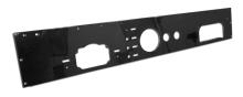 Rugged Ridge Replacement Dash Panel, With Gauge Holes Pre-Cut, Black Powder Coat, Jeep CJ 76-86