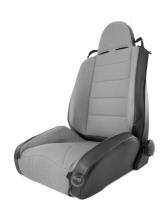 Rugged Ridge Front Seat, XHD Off Road Reclining Seat, Black With Gray Insert, Jeep Cherokee (XJ) 84-01