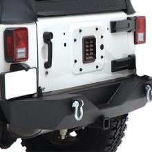 SmittyBilt XRC Armor Rear Bumper w/Hitch, JK Wrangler/Unlimited