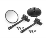 Rugged Ridge Mirror Relocation Kit, Pair, Black, Includes Mirror, Jeep Wrangler (TJ) 97-06, (JK) 07-11, Does Both Sides