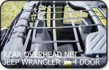 Aspen Mfg Rear Overhead Net, Jeep JK 4DR
