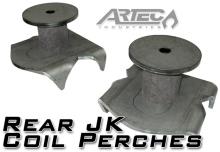 Artec Industries Rear JK Coil Perches and retainers (pair)