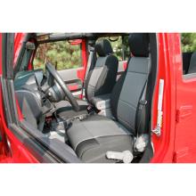Rugged Ridge Seat Cover Front Pair, Neoprene, Black with Gray Inserts, Jeep Wrangler (JK) 2011